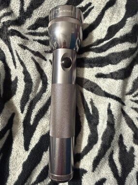 Silver Aluminum Flashlight - Classic Handheld Torch
